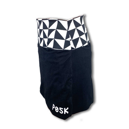P05K™ | MightyKnit Black Triangle Hardy Pocket Skirt-Skirts-XS-Hagsters