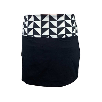 P05K™ | MightyKnit Black Triangle Hardy Pocket Skirt-Skirts-XS-Hagsters