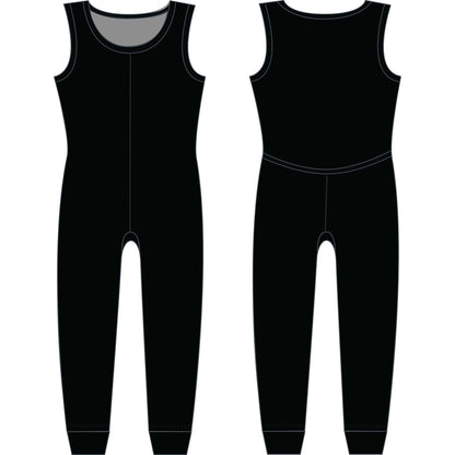 Mod Union™ | SoySoft Black Sleeveless Women's Union Suit-Loungewear-X-Small-Black-Hagsters