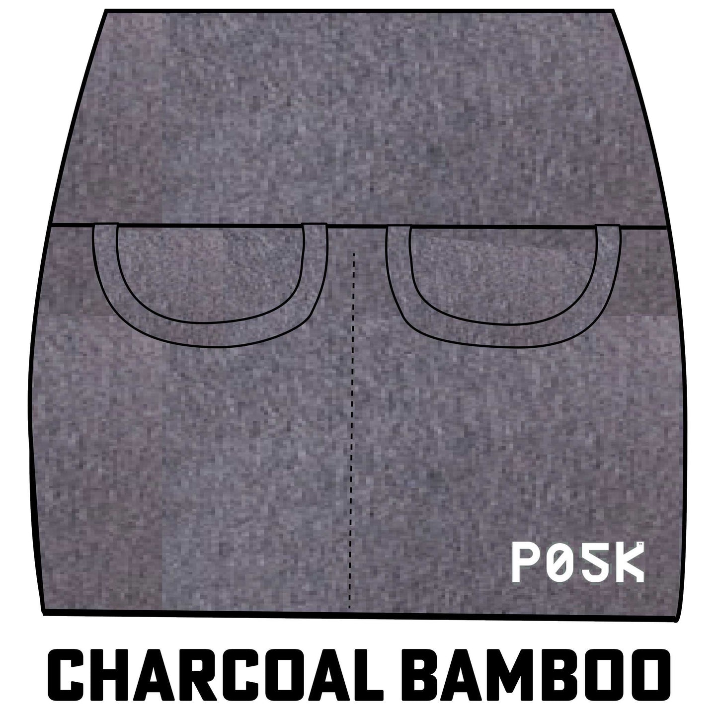 P05K™ | Bamboo Charcoal Fleece Lux Micro Mini Pocket Skirt-Skirts-XS-Solid-Hagsters