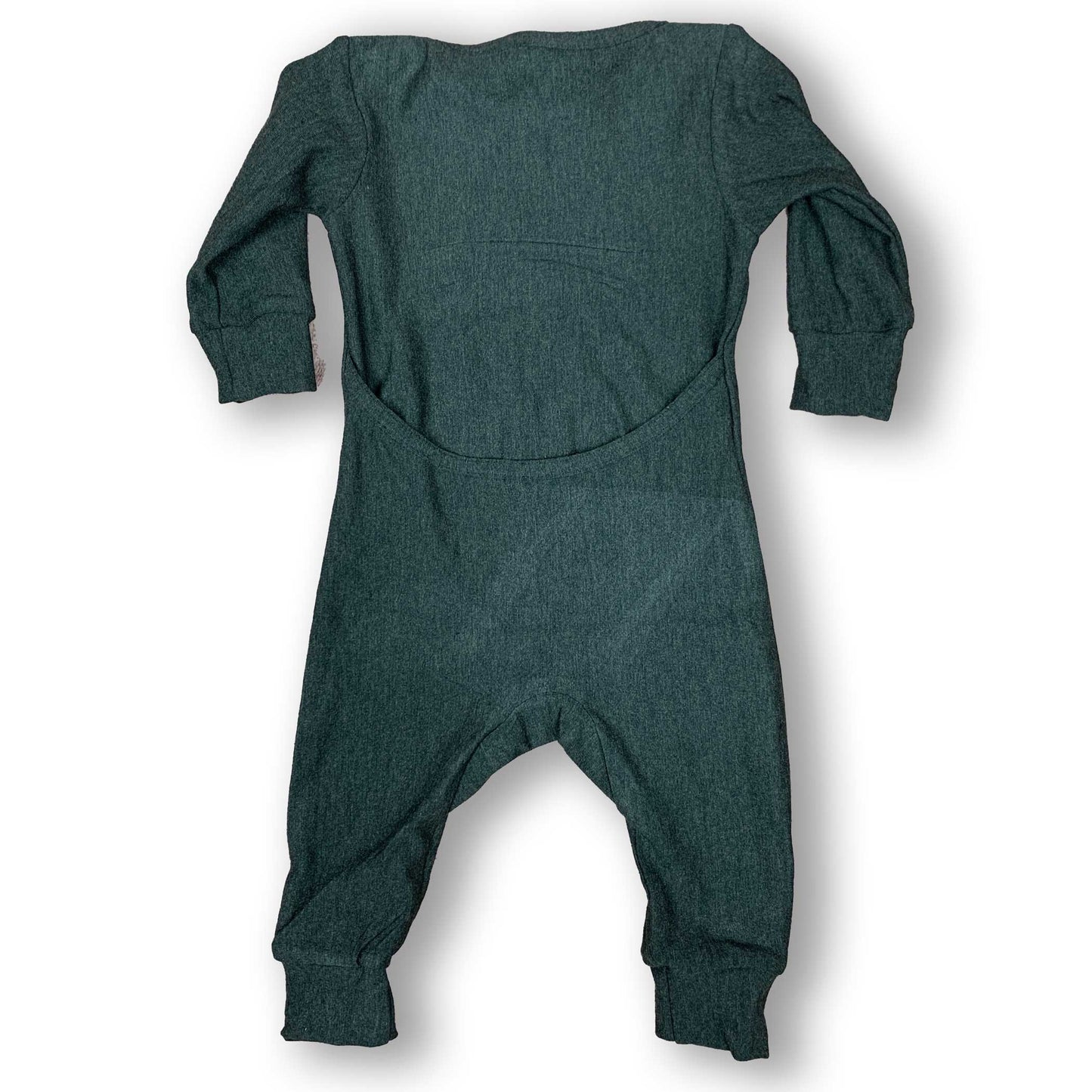 Mod Union™ Infant Long Sleeved Bamboo French Terry Baby Union Suit-Baby One-Pieces-0-3 months-Oatmeal-Solid-Hagsters