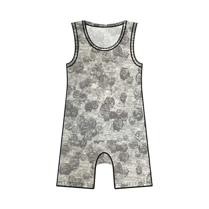 Summer Tank Baby Rompers | Various Fun Cotton Knit Prints-Baby One-Pieces-0-3 months-Owly Boo-Hagsters
