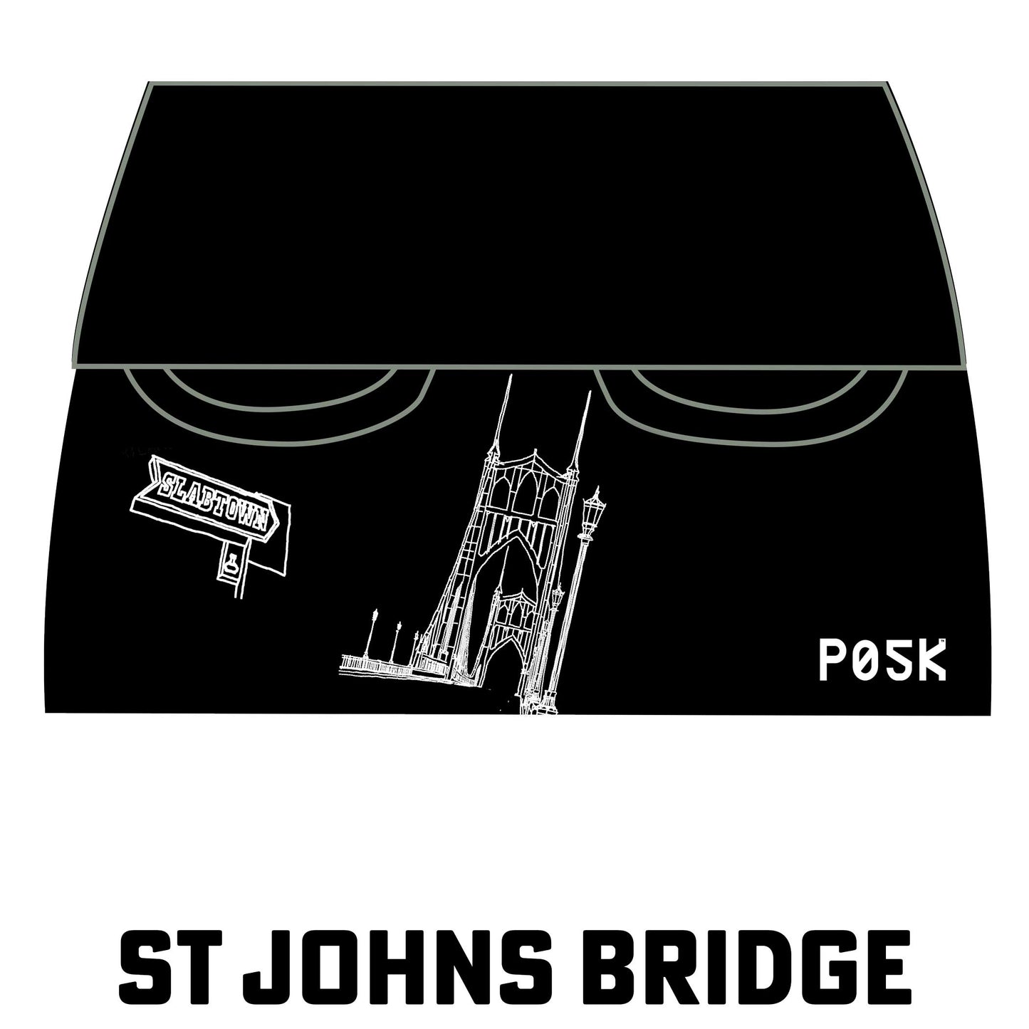 St Johns Bridge Black Soy Modal French Terry Midweight P05K™ Waist Wrap PocketSkirt™-Waist Wrap-XS-Solid-Hagsters
